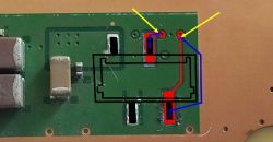 Naprawa PS4 Pro - Uszkodzona ścieżka przy gnieździe zasilania