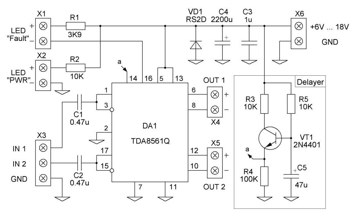 Tda8444 схема включения