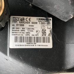 Szukam instrukcji do myjki ciśnieniowej Karcher 503m
