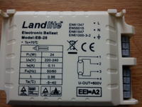 Podłączenie nowego ballastu HUCO do oświetlenia akwarium - różne oznaczenia