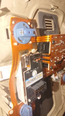 Volvo XC70 P3 2009 - spalone oświetlenie przednie kabiny