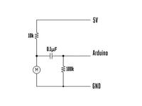 [Arduino Pro Mini 5V] - Zakłócenia na wejściu analogowym z zasilaczem