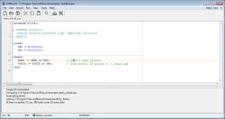 Zrzut ekranu z kodem programu 