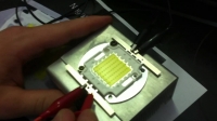 Checking Diode 50W COB LED Functionality: Testing Polarity & Ensuring Proper Soldering