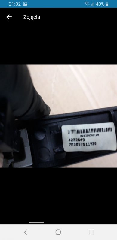 Seat Alhambra/VW Sharan-lusterko fotochromatyczne