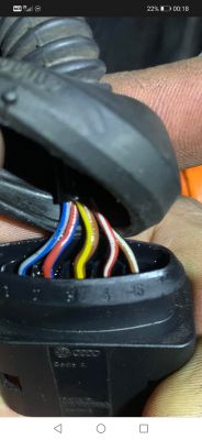 A6c5 2.5 TDI 180KM - Wiązka przepływomierza, podłączenie dodatkowych kabli czarnego i zielonego