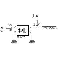 ATMEGA32 - Transoptor K170p TFK do uC = realizacja wykrywania linii