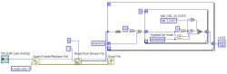 LabVIEW block diagram calculating CRC32 from a binary file
