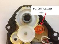 Mercedes ML 270CDI - Silniczek siłownik klap powietrza grzewczego