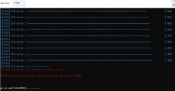 Screenshot of OTA process on a black terminal background.