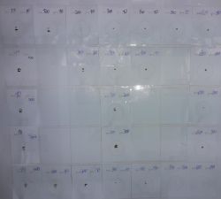 kalibracja lasera CNC - rozdwojona wiązka w niektórych obszarach kalibracja lasera CNC - rozdwojona wiązka w niektórych obszarach