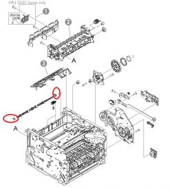 HP p2035 - Poszukuję kod PN panewek do HP LaserJet P2035