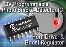 Nowy scalony wykrywacz dymu od Microchipa