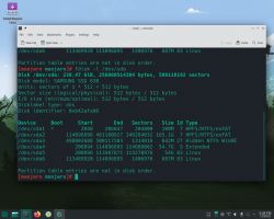Nie można dołączyć niezajętego miejsca do partycji /dev/sda5 w Linuxie, używając GParted LiveCD