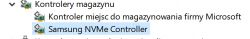 Samsung 970 EVO Plus - Windows nie wygrywa dysku NVMe