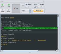 ESP8266 - No response to AT commands after uploading 0.9.6 software