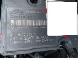 Peugeot 206, benzyna 1.4 8v - Kompatybilność sterowników ABS ATE70 z ESP
