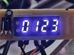 Sterownik 4x7seg LED - FD650B + AVR (Bascom)