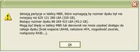 ST3320620A - Brak dostępu do dysku, błędna pojemność. Podaję dane do analizy