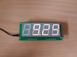 [Sprzedam] Zegar LED 4x7 seg. duże znaki 55mm DIY,możliwość programowania ATMEG
