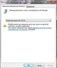 Windows 7 pro. nie loguje do serwera ( dyski sieciowe) - Coś zablokowane?