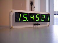 Zegar LED + DS18B20 + kalibracja chodu