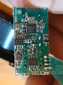 Close-up of circuit board featuring TR6260S1, MC4063A, and LM393 components.