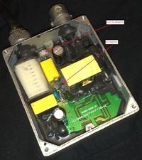 przetwornica do xenonów - spalony rezystor