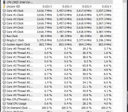 Niskie taktowanie BUS przy OC i7 8700k na płycie ASUS Z-370F - jak ustawić?