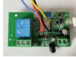 [BK7231N][CB3S + RF 433] WiFi Relais Modul 1 Kanal Tuya Switch with RF Remote TYWR 7-32 RF SWITCH