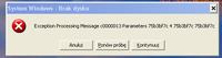 System Windows - brak dysku, błąd wyskakujący co 15s