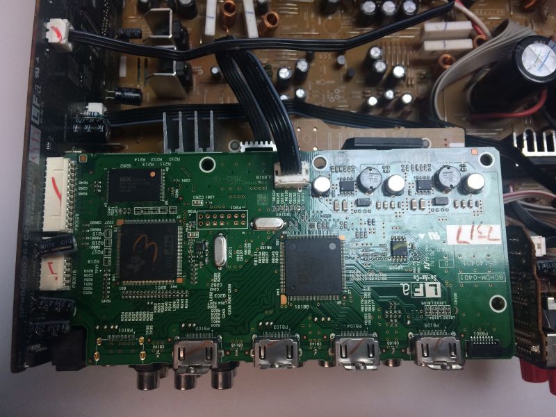 Naprawa Amplitunera Onkyo TX-SR308 - Grzejący się tranzystor, rezystory ...