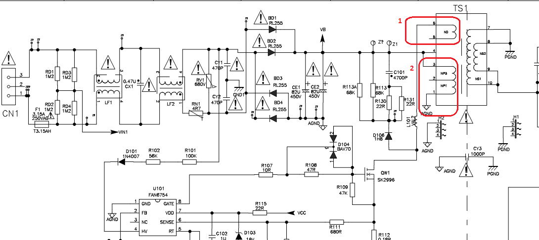 Thomson 32HU5253. 40-MT10B2-MAC2XG - Uszkodzenie płyty głównej - po burzy