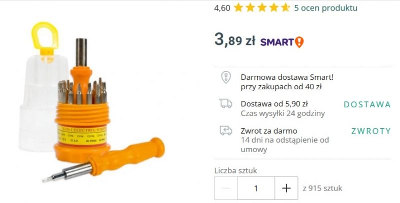 Mini Test: Najtańszy zestaw bitów Mini Test: Najtańszy zestaw bitów