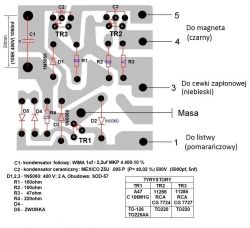 Silnik zaburtowy Volvo Penta - Moduł zapłonowy - tyrystory zamienniki...