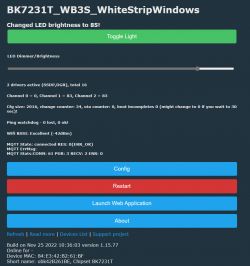 [BK7231N / CB3S] Tuya Generic ih001 Led Controller Single Color