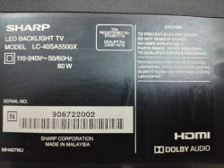 Where to download firmware for Sharp LC-40SA5500X TV?