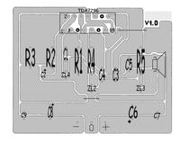 Nie działa wzmacniacz na TDA7296 - prośba o sprawdzenie PCB