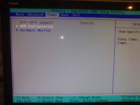 Zablokowane opcje do podkręcania procesora w BIOSie.