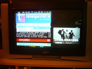 Sony KV-28FQ86E Standby dioda pulsuje szesnastokrotnie