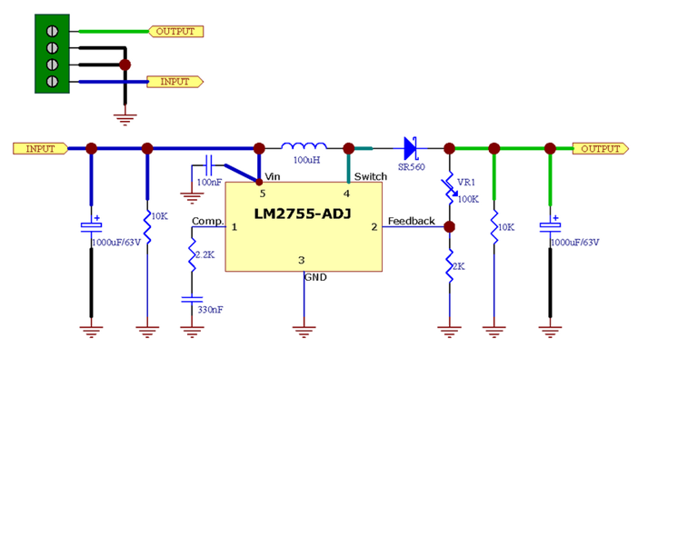 Lm2577 схема включения