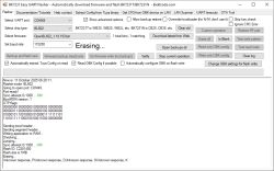 BK7231 Easy UART Flasher interface in memory erasing process