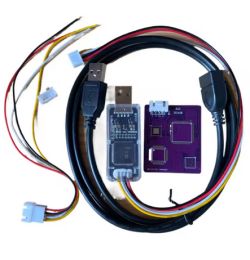 Zestaw programatora USB z kablami i płytką PCB do interfejsu KBC