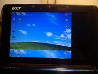 Acer Aspire One AOA150 - podzielony ekran po przeinstalowaniu systemu