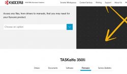 Aktualizacja firmware dla Kyocera Taskalfa 3501i - gdzie pobrać?