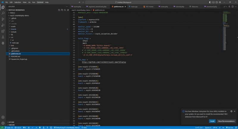 ESP32 and touch display - part 5 - LVGL in SquareLine Studio ESP32 and touch display - part 5 - LVGL in SquareLine Studio