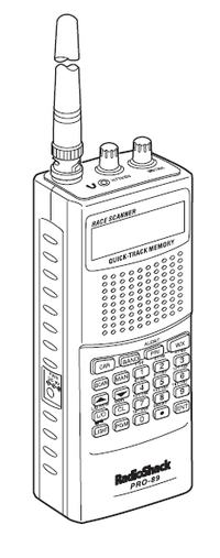 Radio Shack PRO-89 VHF-UHF Scanner-Reciever Manual EN