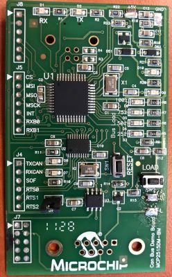 [Sprzedam] Zestaw demo MCP2515 CAN Bus, używany, 2 płytki, Warszawa