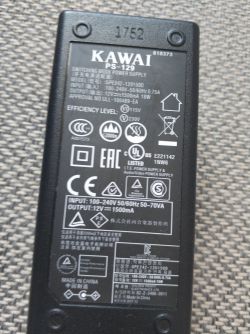 Zamiennik zasilacza do pianina Kawai ES110, wtyczka DC 3.4mm/5.5mm/9.5mm