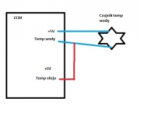 Jaguar/XK8/Supercharged - Możliwość podłączenia 2 zegarów do jednego czujnika.